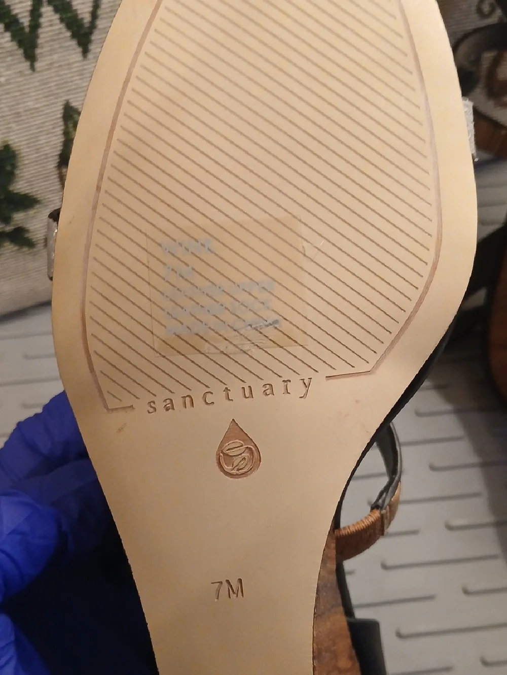 Sanctuary Wink Multi-Strap Wedge Sandals NWT Leather Sustainable Size 7M